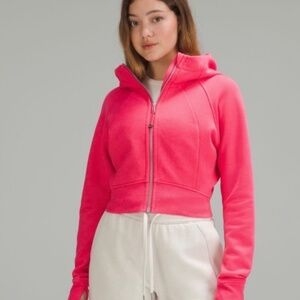 Lululemon scuba full zip cropped hoodie